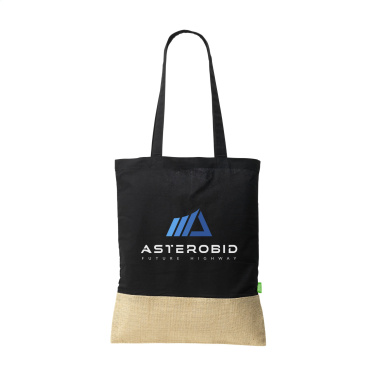 Logotrade advertising products photo of: Combi Organic Shopper (160 g/m²) bag