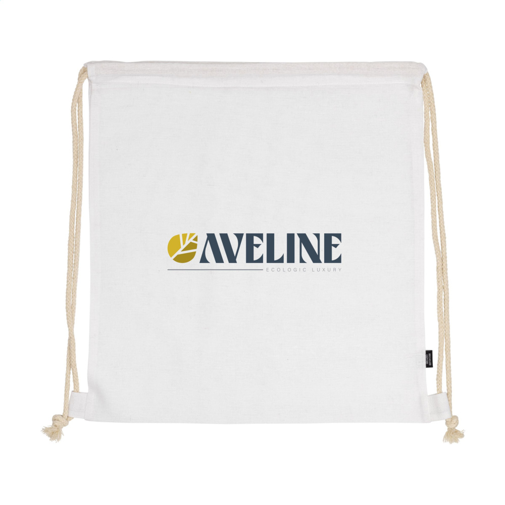 Logotrade promotional item image of: PromoColour GRS Recycled Cotton Backpack (150 g/m²)