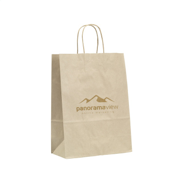 Logotrade promotional gift image of: Leaf It Bag Wide recycled grass paper (90 g/m²) M