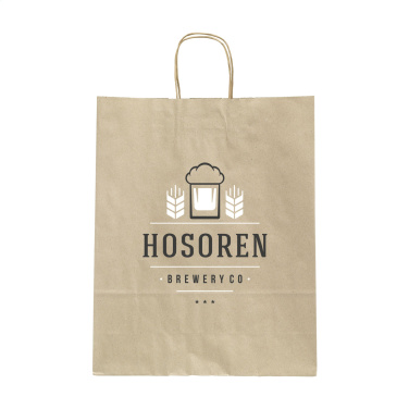 Logotrade business gifts photo of: Leaf It Bag recycled grass paper (90 g/m²) M