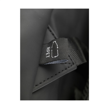 Logo trade promotional giveaway photo of: Lennon Roll-Top Recycled Backpack