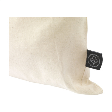 Logo trade promotional gifts image of: Gift Pouch Natural GRS Recycled Cotton (150 g/m²) S