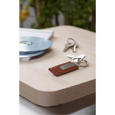 Logo trade promotional products picture of: LeatherKey keyring