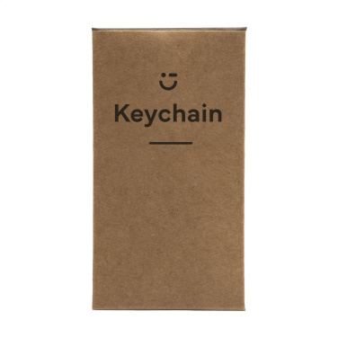 Logo trade advertising products picture of: LeatherKey keyring