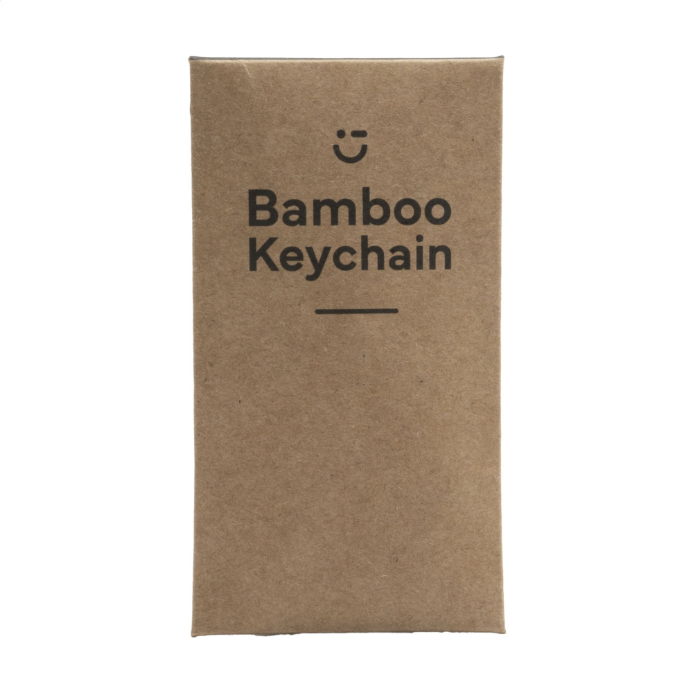 Logo trade promotional giveaway photo of: WoodKey Circle keychain