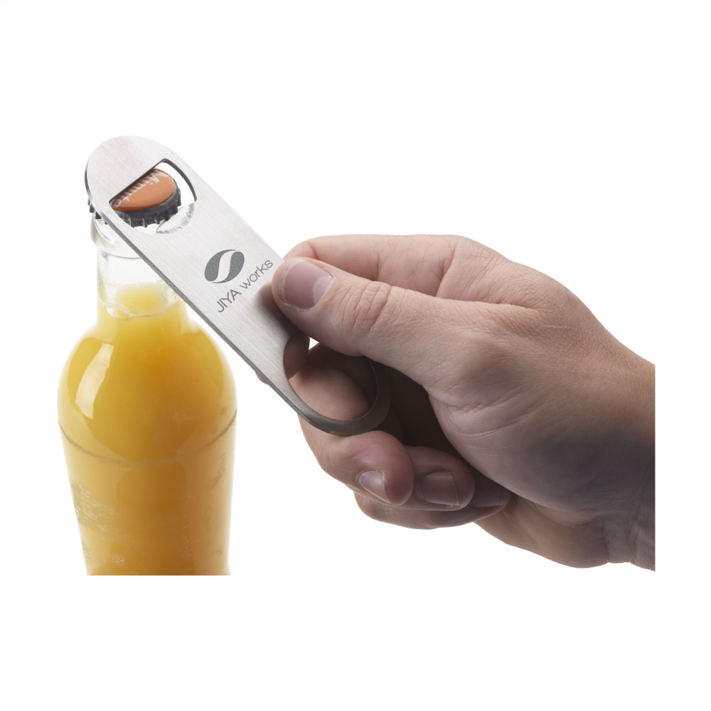 Logo trade promotional merchandise photo of: CrownTop Metal Opener Metal