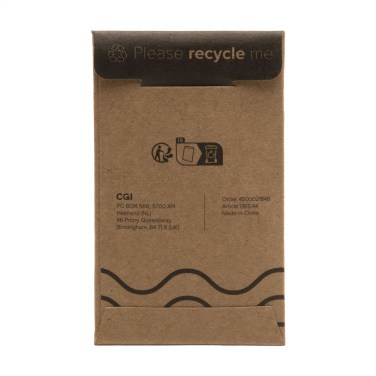 Logo trade promotional gifts image of: Bamboo Key Circle keyring