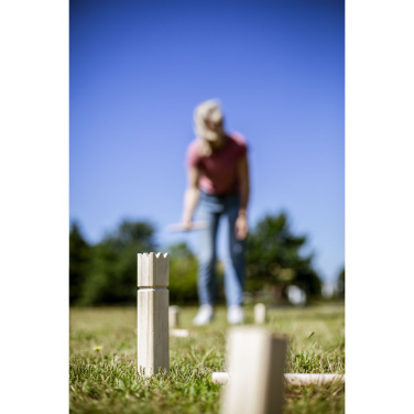 Logo trade promotional merchandise image of: Kingdom Kubb Outdoor Game