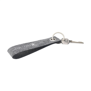 Logo trade promotional products image of: GRS RPET Felt Keyring