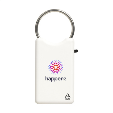 Logotrade promotional product image of: Safe GRS Recycled Key Ring