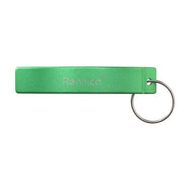 Logotrade corporate gifts photo of: Alu Opener GRS Recycled keyring