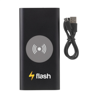 Logotrade advertising products photo of: Aluminium 8000 Wireless Powerbank wireless charger