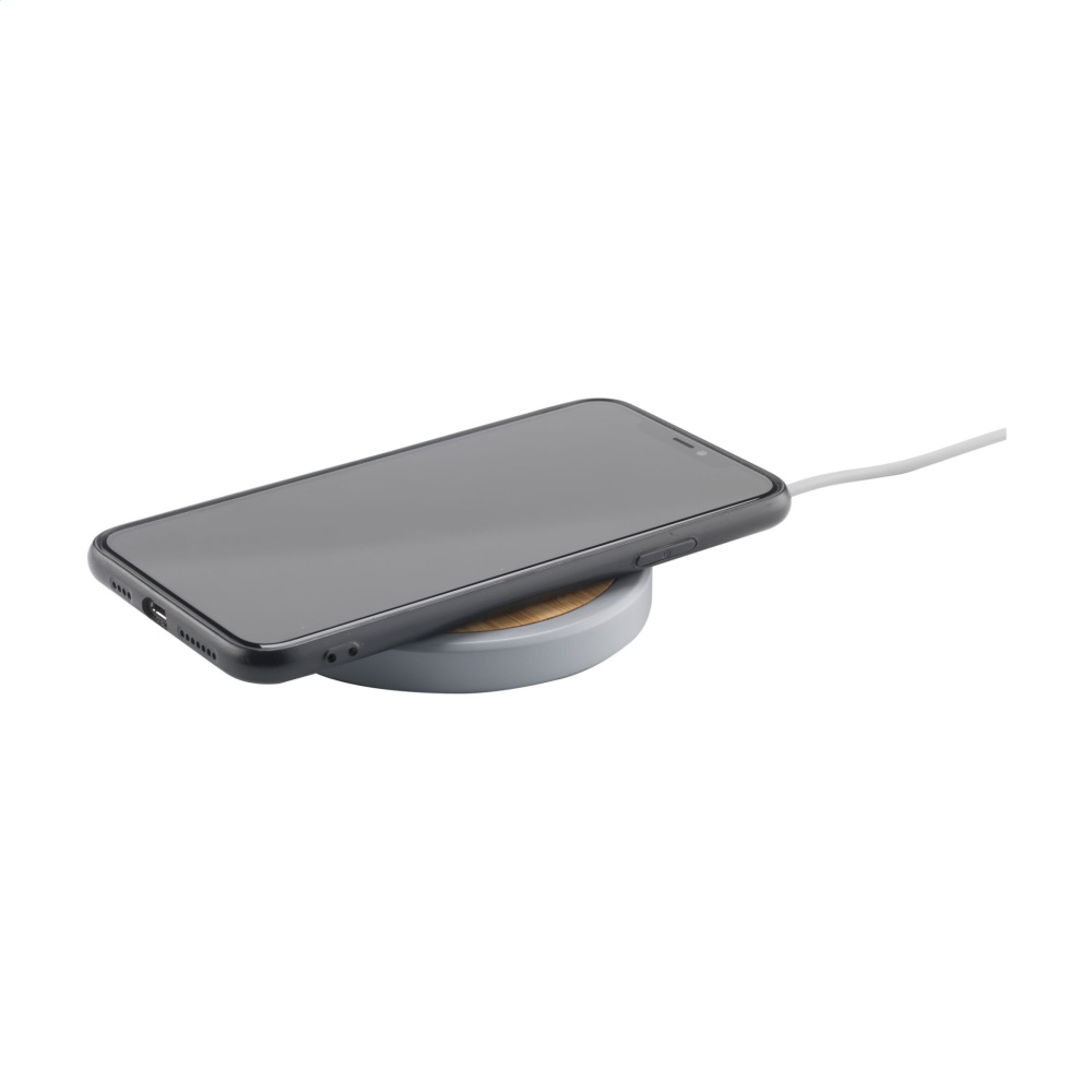 Logotrade advertising products photo of: Lidos Stone ECO 10W Wireless Charger