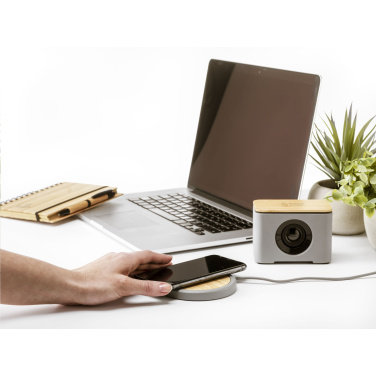 Logo trade promotional merchandise picture of: Lidos Stone ECO 10W Wireless Charger