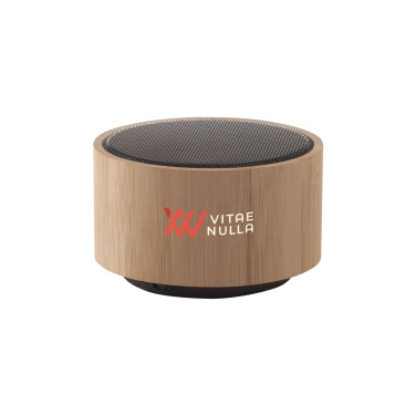Logo trade promotional giveaways picture of: Wave Bamboo Wireless Speaker