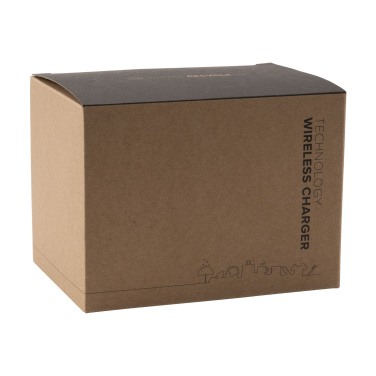 Logo trade promotional giveaways image of: Ecork Pen Holder Wireless Charger