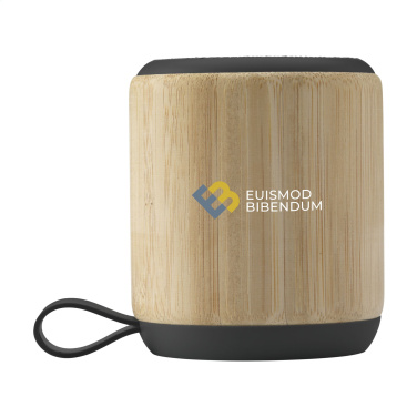 Logo trade advertising products image of: Timor Bamboo Wireless Speaker
