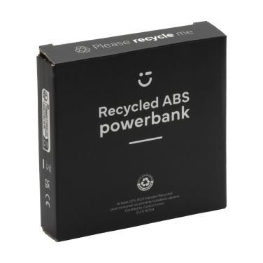 Logotrade promotional merchandise photo of: Compact 5000 RCS Recycled ABS Powerbank