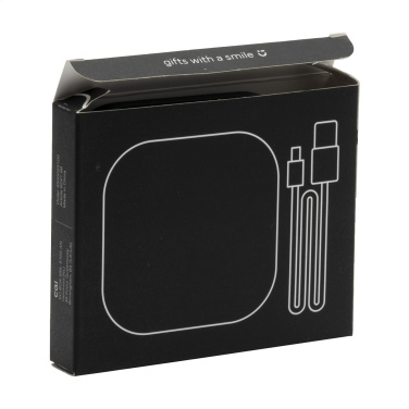 Logo trade promotional merchandise photo of: Bamboo Wireless Charger 15W