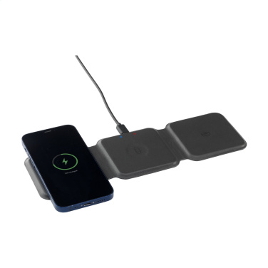Logo trade promotional product photo of: TriCharge RCS  Recycled PU Wireless Charger