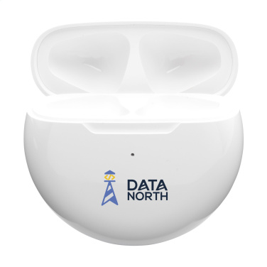 Logo trade promotional giveaways image of: Calypso RCS Recycled Wireless Earbuds