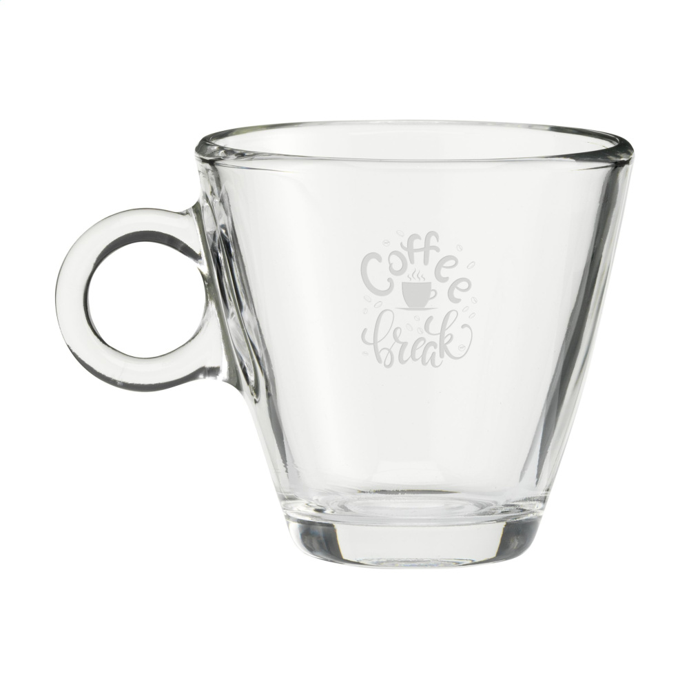Logo trade business gifts image of: Lugano Coffee Glass 230 ml
