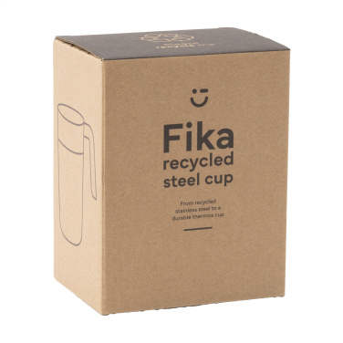 Logotrade advertising product image of: Fika RCS Recycled Steel Cup 400 ml thermo cup