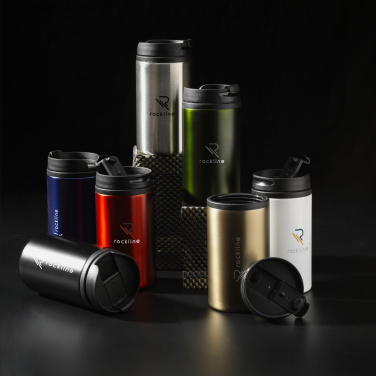 Logotrade business gift image of: Thermo Can RCS Recycled Steel 300 ml thermo cup