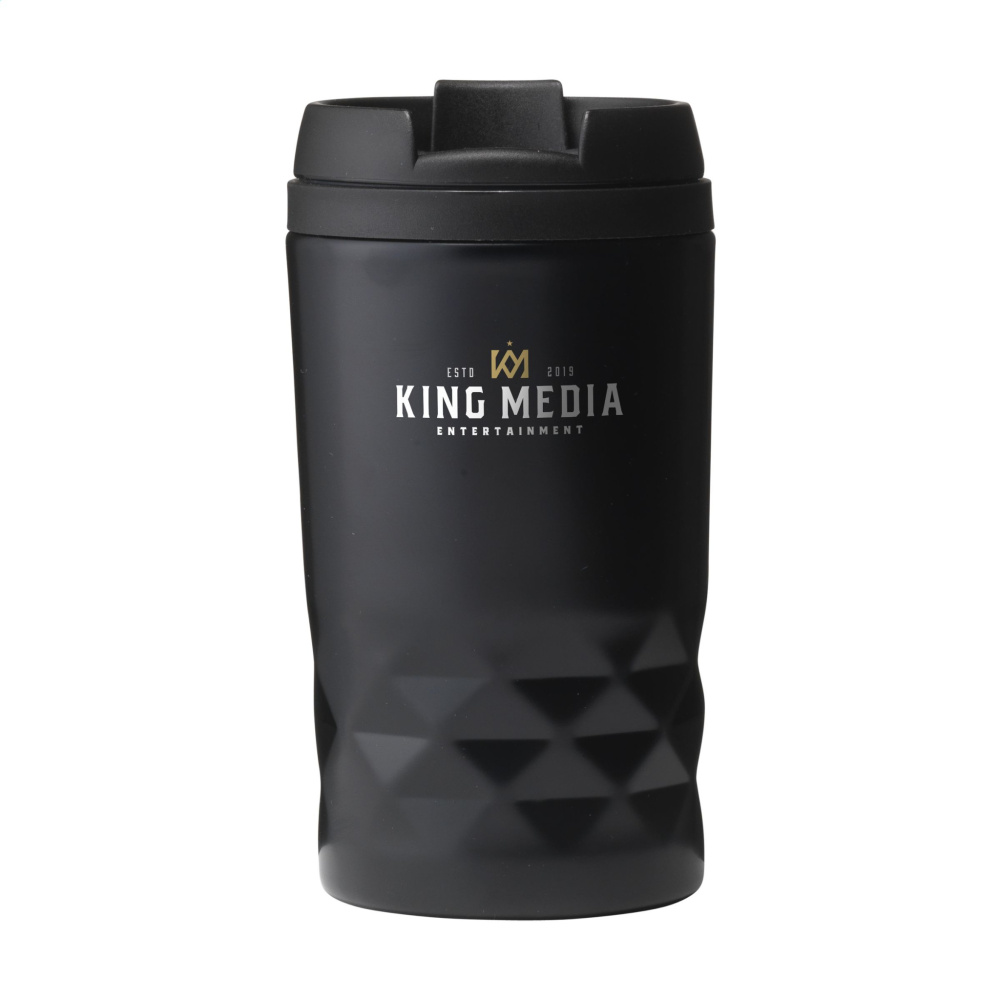Logo trade promotional items picture of: Graphic Mini Mug RCS Recycled Steel 250 ml thermo cup
