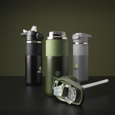 Logo trade promotional item photo of: Lynn RCS Recycled Steel Bottle 500 ml