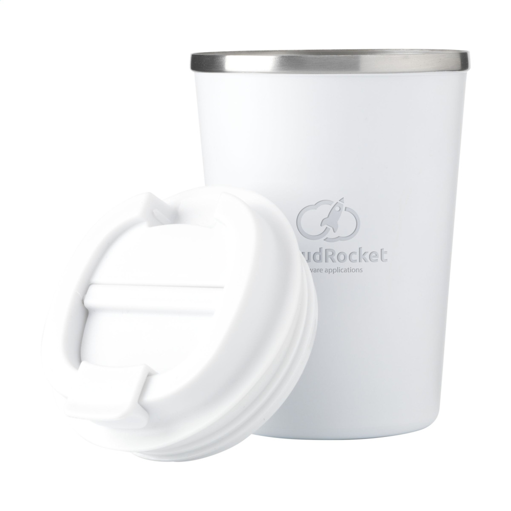 Logotrade promotional item image of: Kaffi RCS Recycled Coffee Mug 300 ml thermo cup