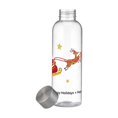 Logo trade business gift photo of: Senga GRS RPET Bottle 500 ml X-Mas