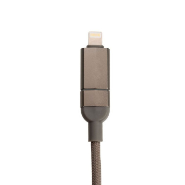 Logo trade promotional gifts image of: Charging cable with data transfer DONNES Pierre Cardin