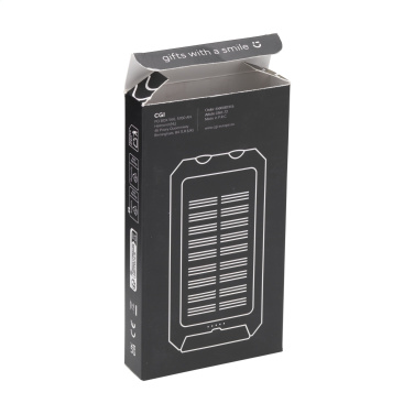 Logo trade promotional merchandise image of: Trail RCS Solar Charger Compass 8000