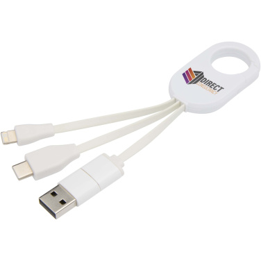 Logotrade promotional giveaway image of: Troop 4-in-1 recycled plastic charging cable