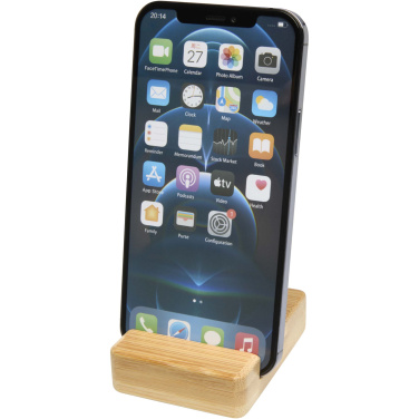 Logo trade promotional giveaway photo of: Ebla bamboo phone stand