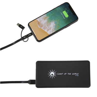 Logo trade promotional products picture of: SCX.design P30 8000 mAh light-up solar power bank