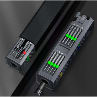 Logotrade promotional giveaway picture of: SCX.design T20 30-piece screwdriver and repair set in aluminium case