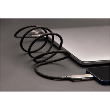 Logo trade advertising products image of: SCX.design C52 100W 4-in-1 rPET magnetic ultra fast charging cable 