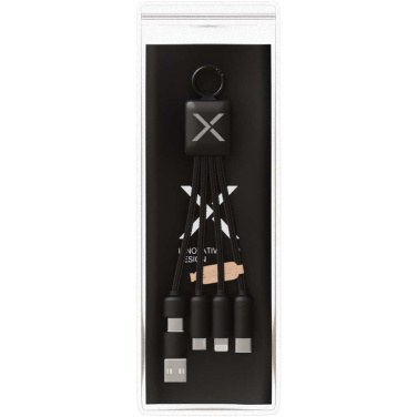 Logotrade business gift image of: SCX.design C13 15W 5-in-1 charging cable