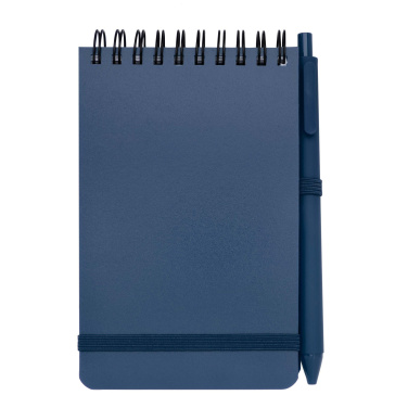 Logotrade promotional products photo of: Thalaasa A6 hard cover ocean-bound notebook with ballpoint pen (black ink)