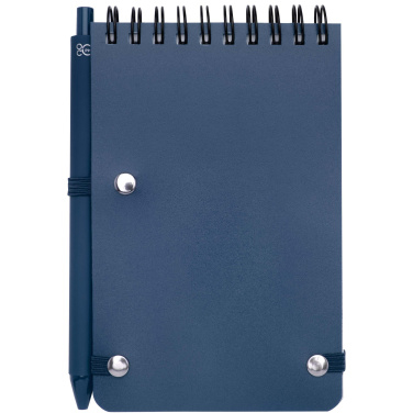 Logotrade promotional merchandise photo of: Thalaasa A6 hard cover ocean-bound notebook with ballpoint pen (black ink)