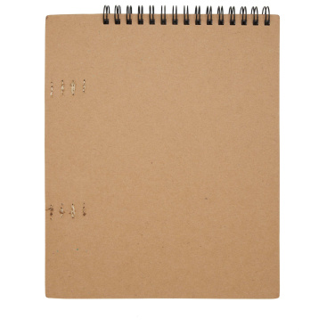 Logo trade corporate gift photo of: Doodle A5 spiral soft cover notebook and crayon set
