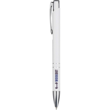 Logotrade promotional item image of: Moneta recycled aluminium ballpoint pen (blue ink)