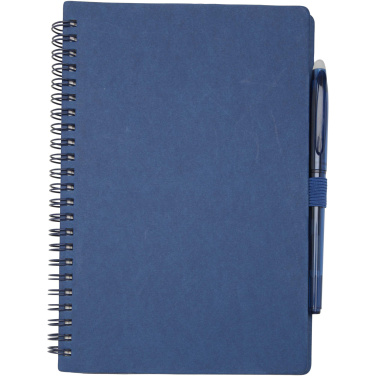 Logo trade promotional items picture of: Slate reusable soft cover notebook and pen set (black ink)