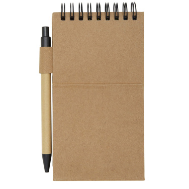 Logo trade corporate gifts image of: Flipper sticky notepad with ballpoint pen (black ink)