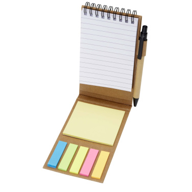 Logotrade corporate gift picture of: Flipper sticky notepad with ballpoint pen (black ink)