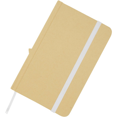 Logotrade promotional gift image of: Reed A6 recycled hard cover notebook with plain pages