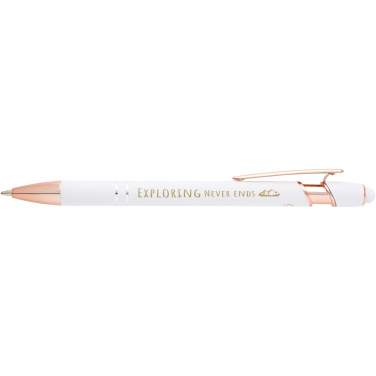 Logo trade promotional gifts picture of: Nanna ballpoint pen with rose gold finish (black ink)