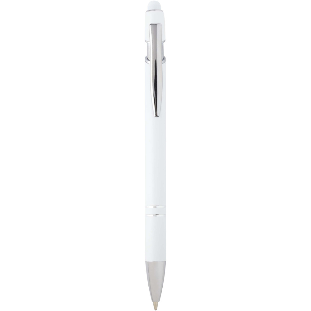 Logotrade promotional item picture of: Kish ballpoint pen with silver finish (black ink)